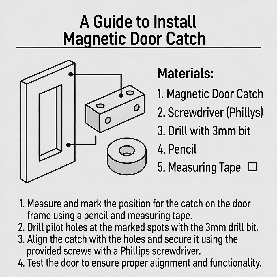 A Guide to Installing a Magnetic Door Catch1