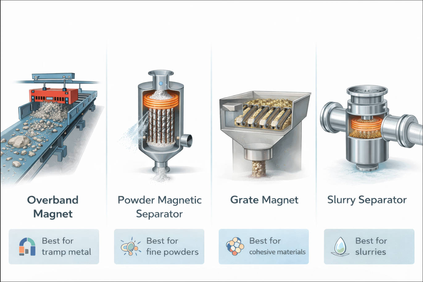 Comparison Graphic Of Magnet Types