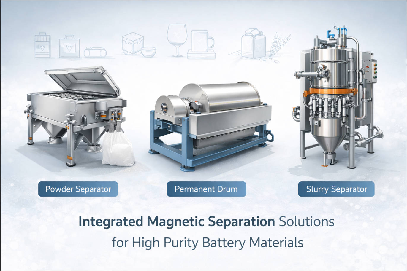 Wandaye Magnetic Solutions For Battery Materials