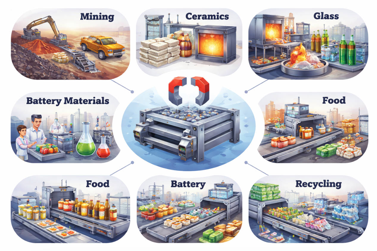 Industry Applications Of Magnetic Separation Overview
