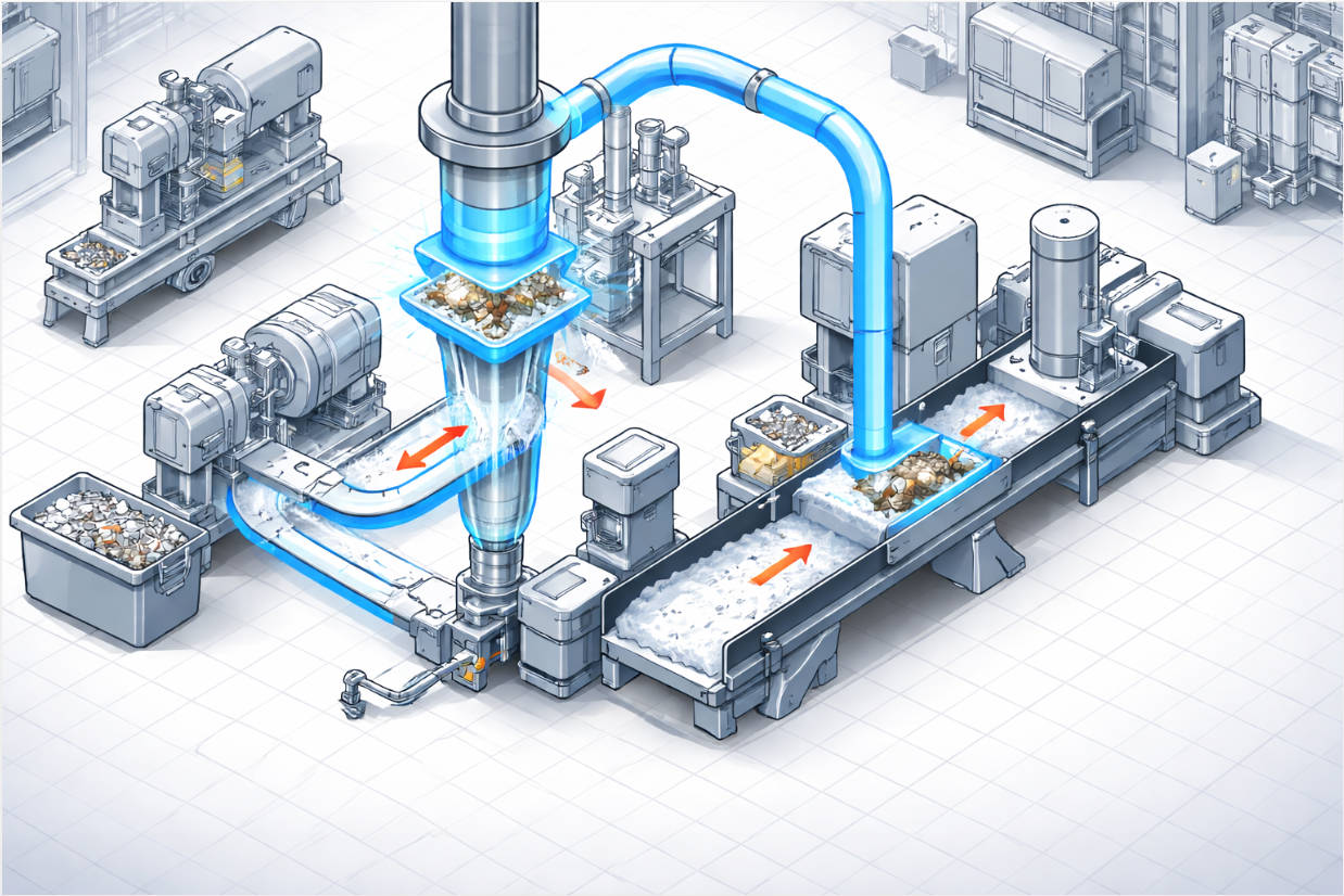 Magnetic Separation In Powder Processing Line
