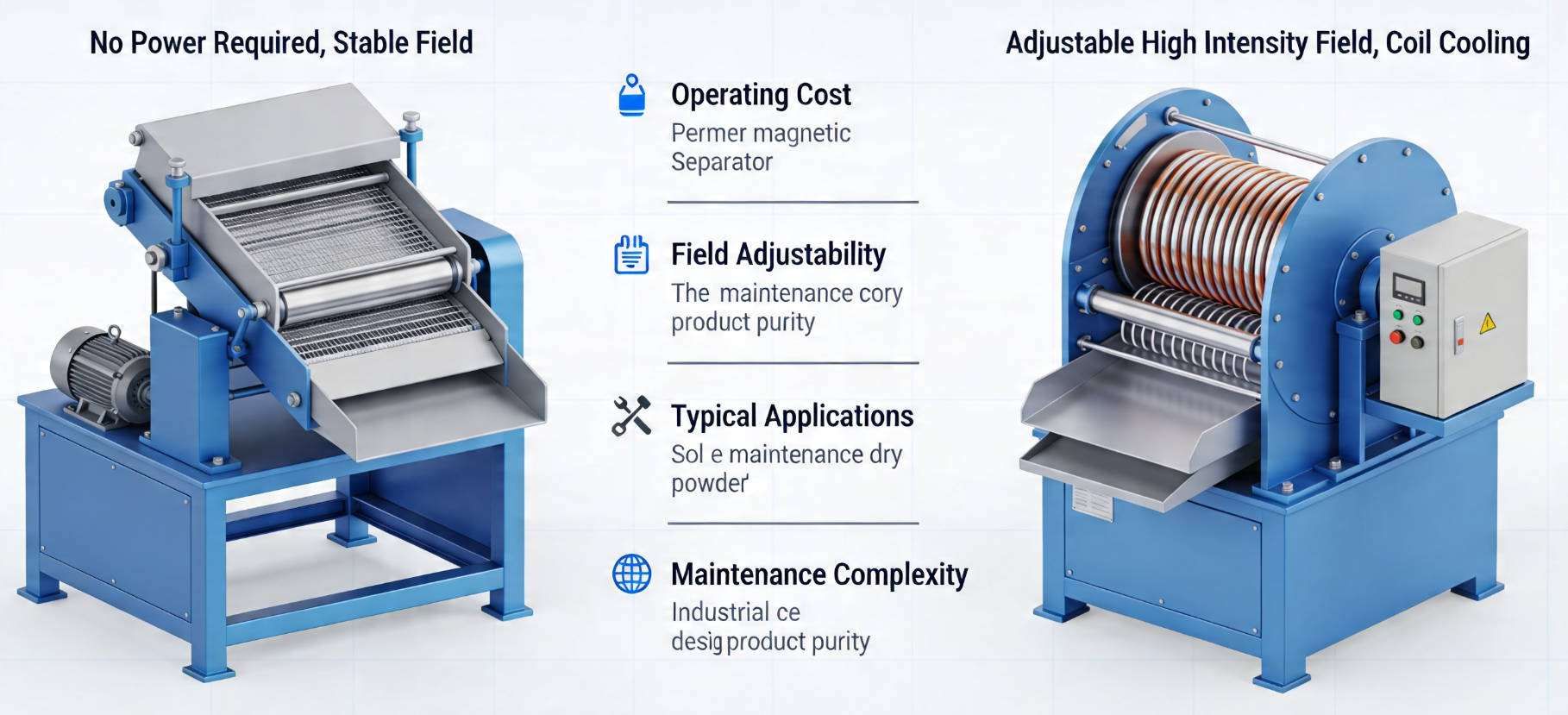 Permanent Versus Electromagnetic Magnetic Separators