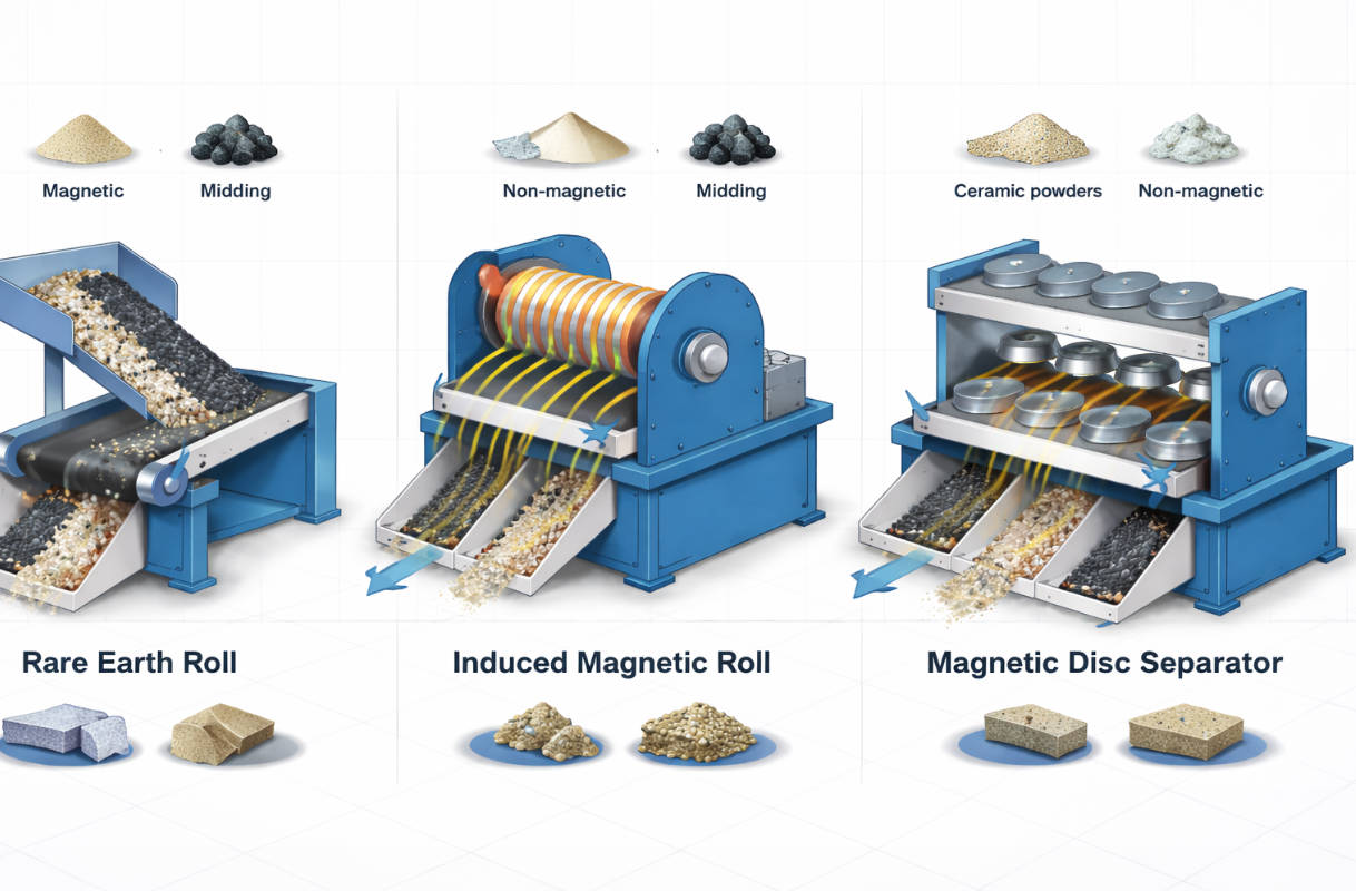 Types Of Dry Magnetic Separators