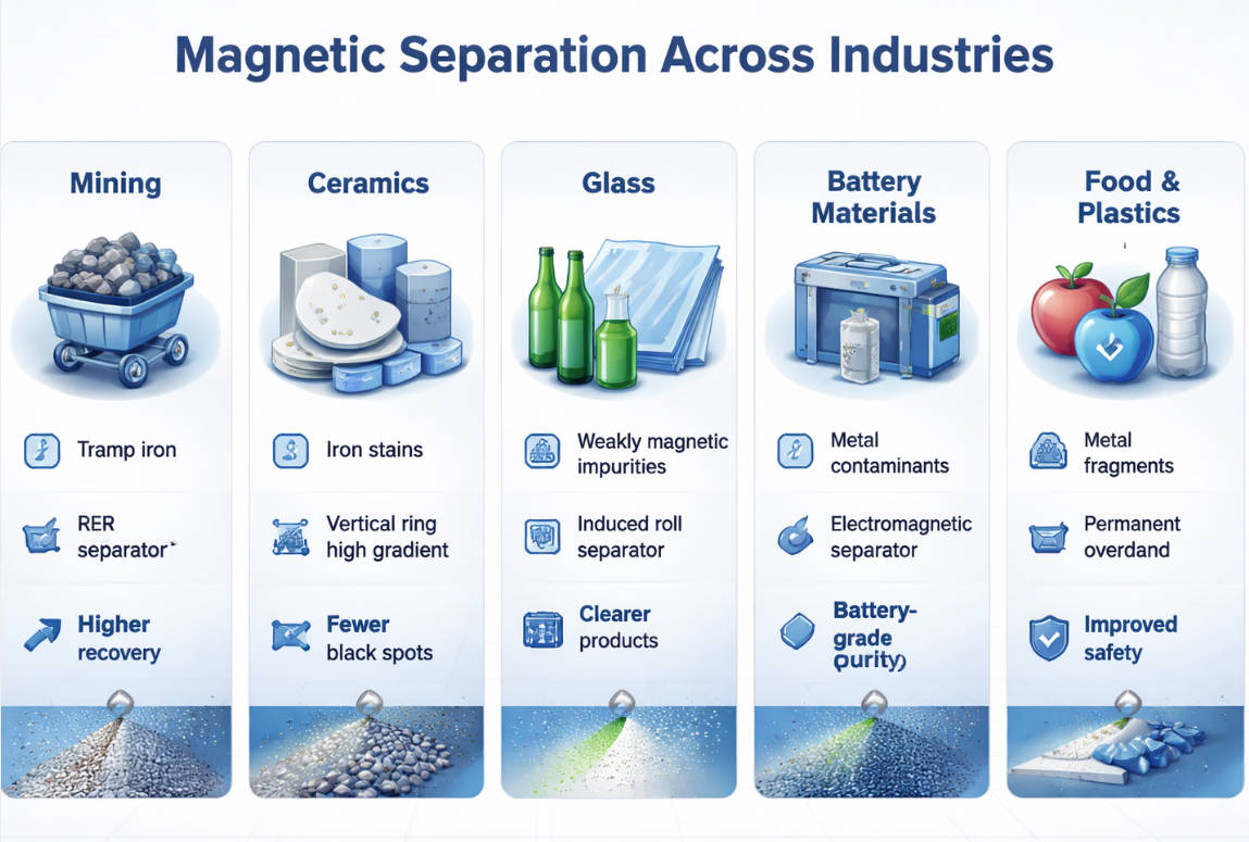 Magnetic Separation Industry Applications