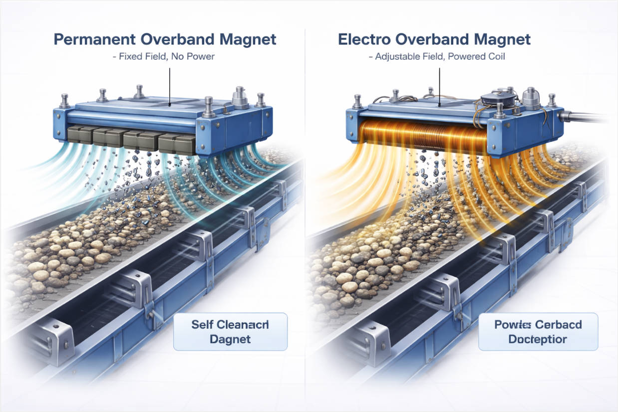 Permanent And Electro Overband Magnet Comparison