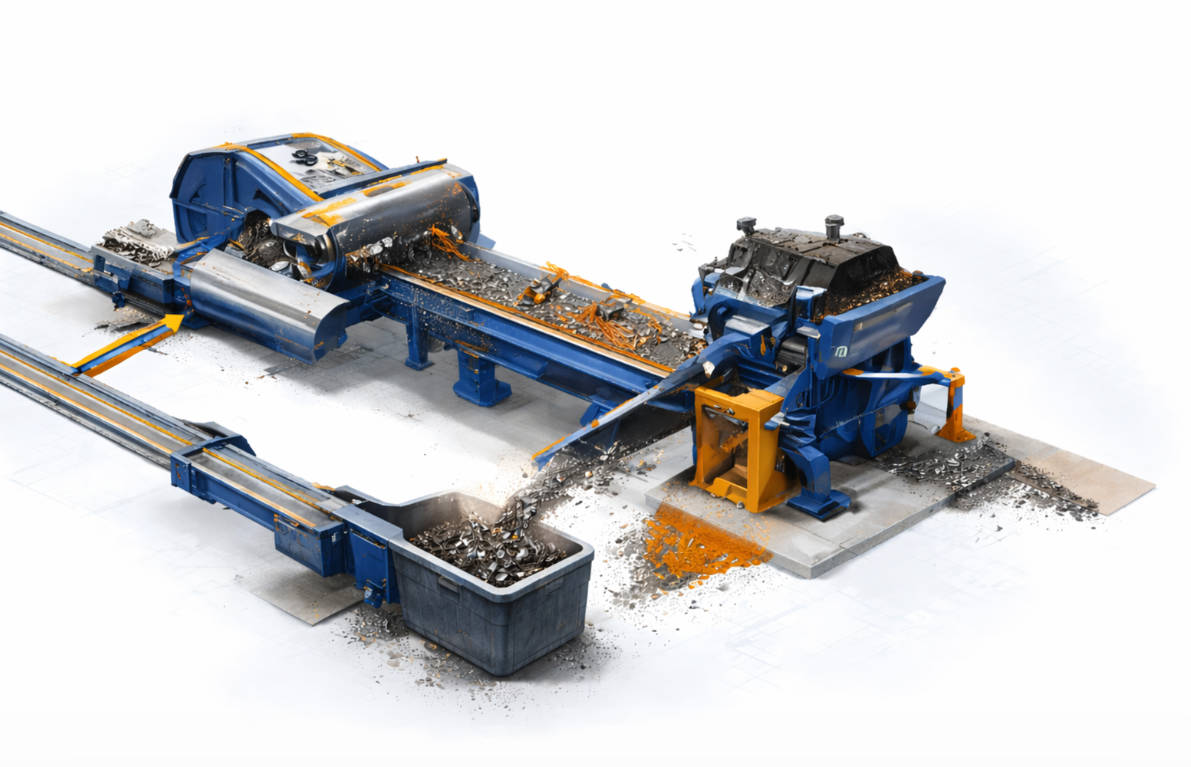 Integration Of Powder And Permanent Magnetic Separators In Recycling Line