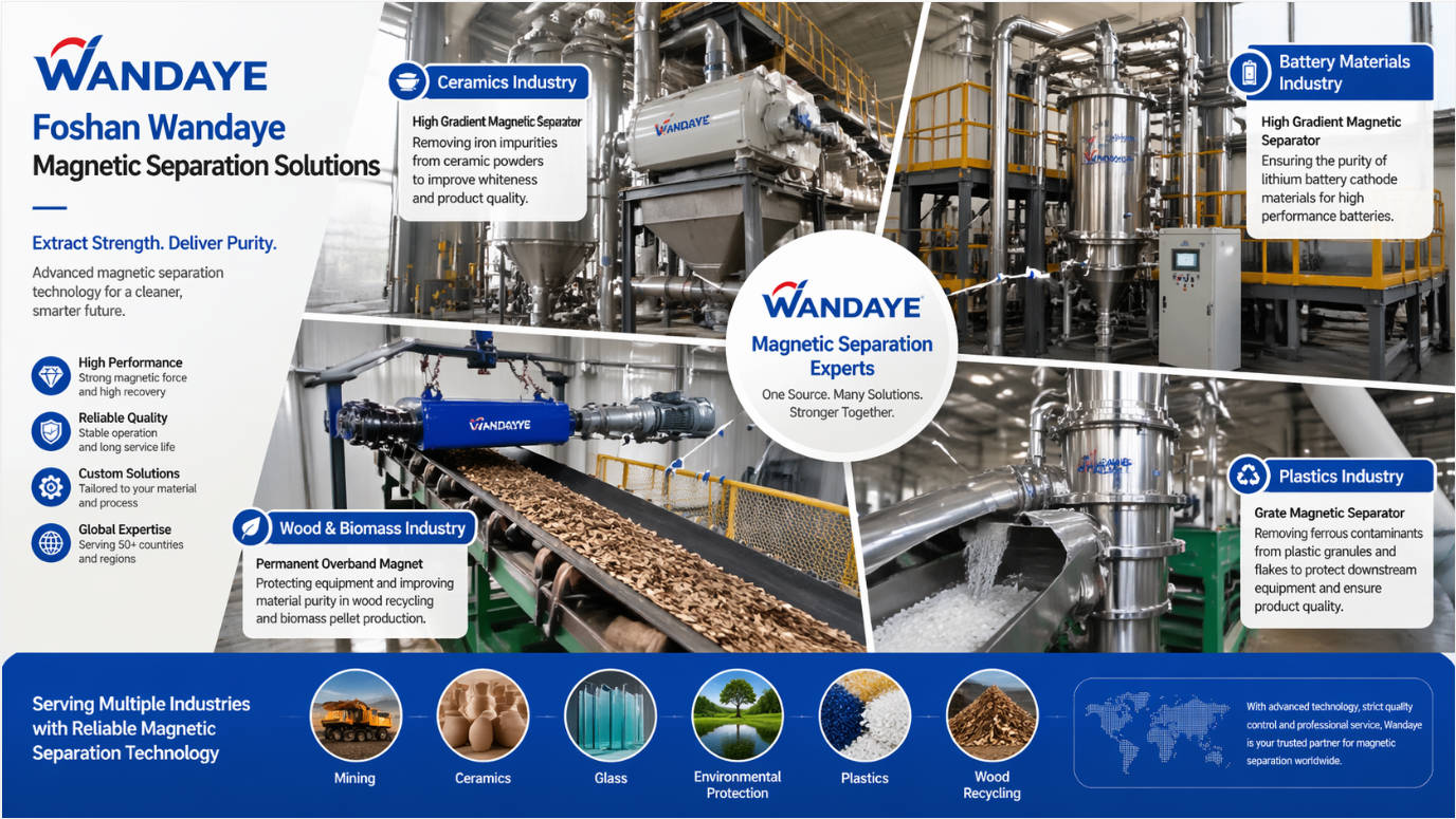 Wandaye Magnetic Separation Across Industries