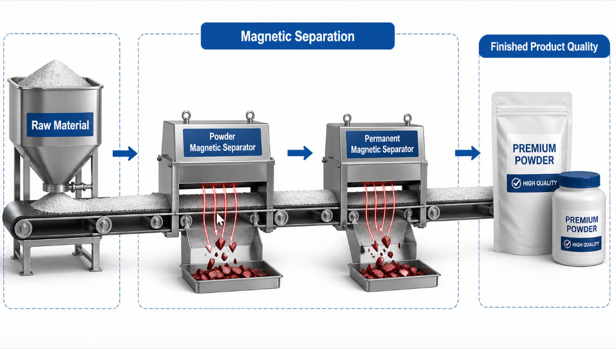 Magnetic Separation Process Flow