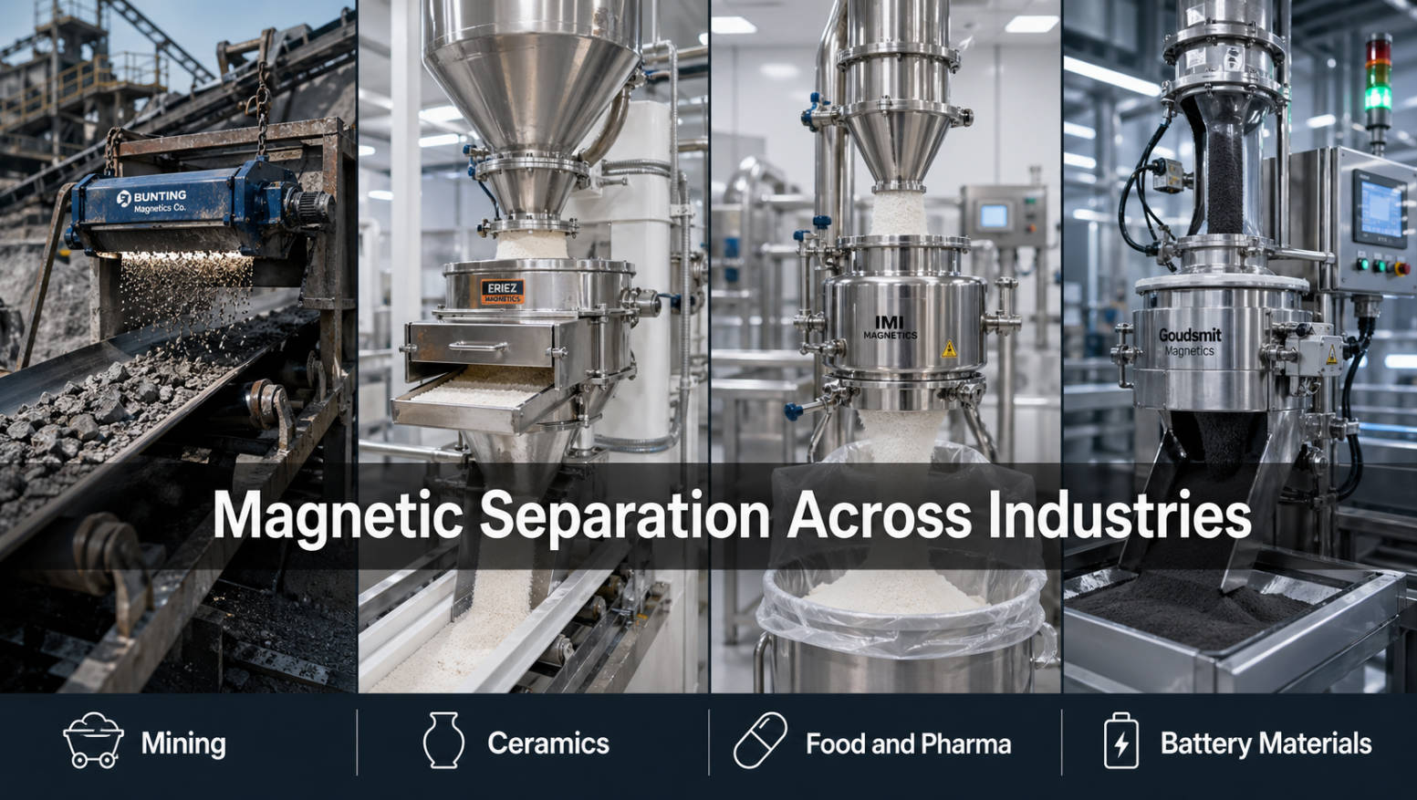 Magnetic Separation In Multiple Industries