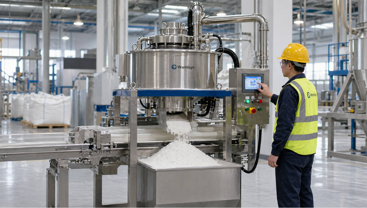 Wandaye Powder Magnetic Separator In Ceramic Plant