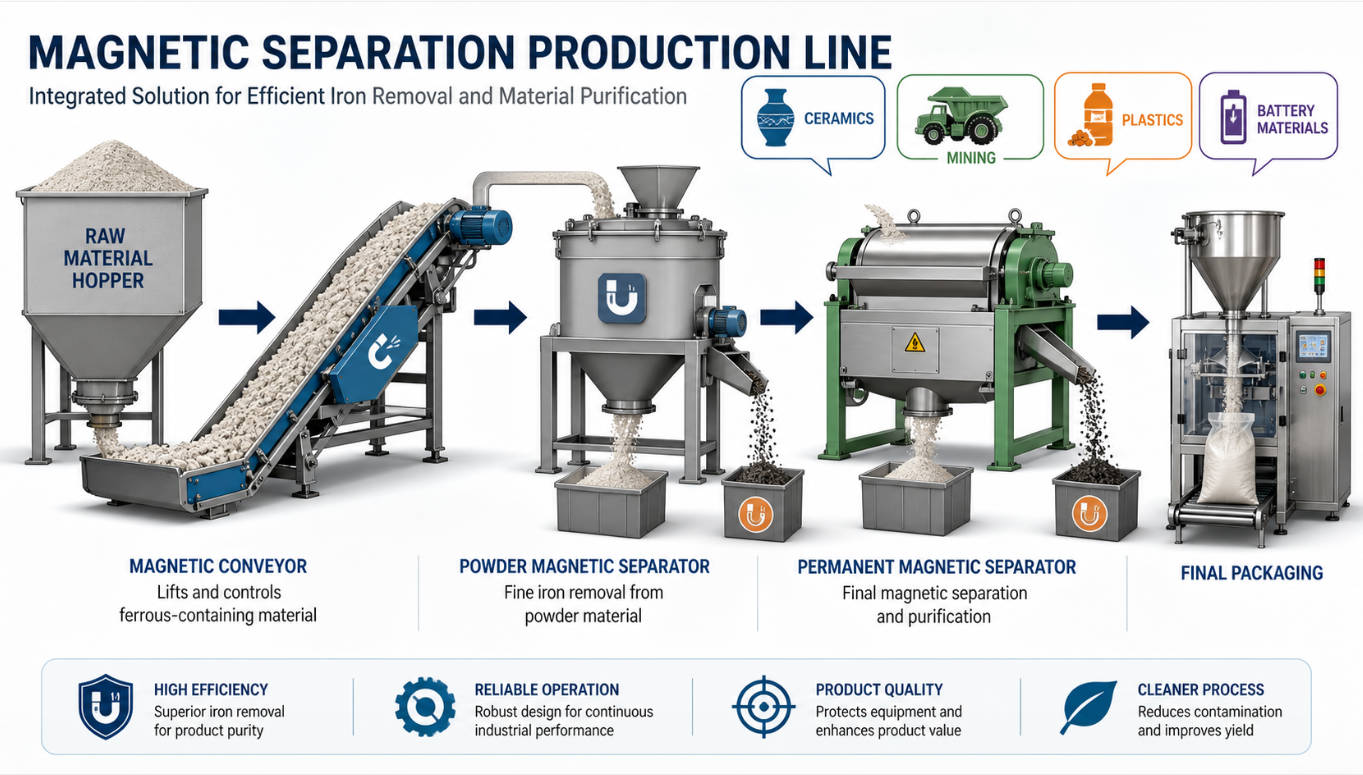 Magnetic Conveyor And Separator System