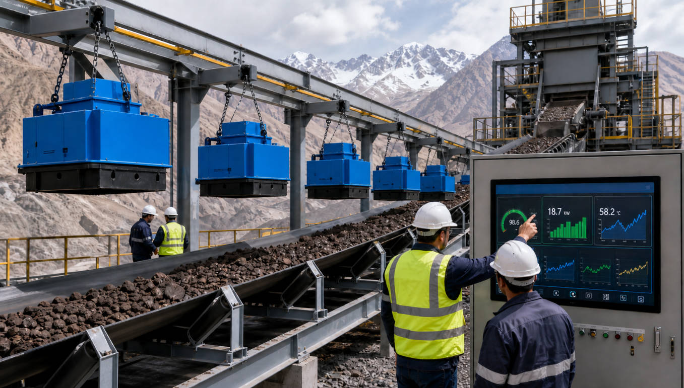 Electromagnetic Iron Remover In Tajikistan Mine