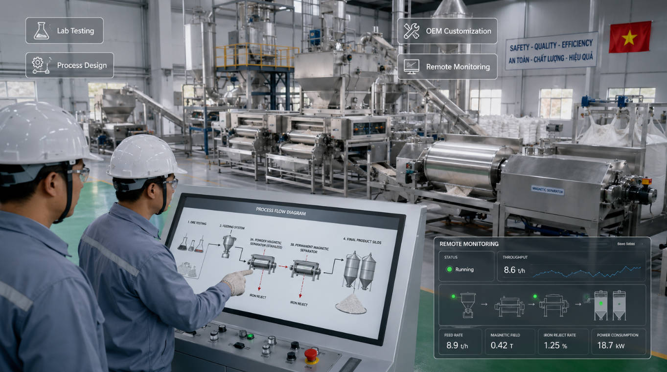 Wandaye Magnetic Separator Engineering Support