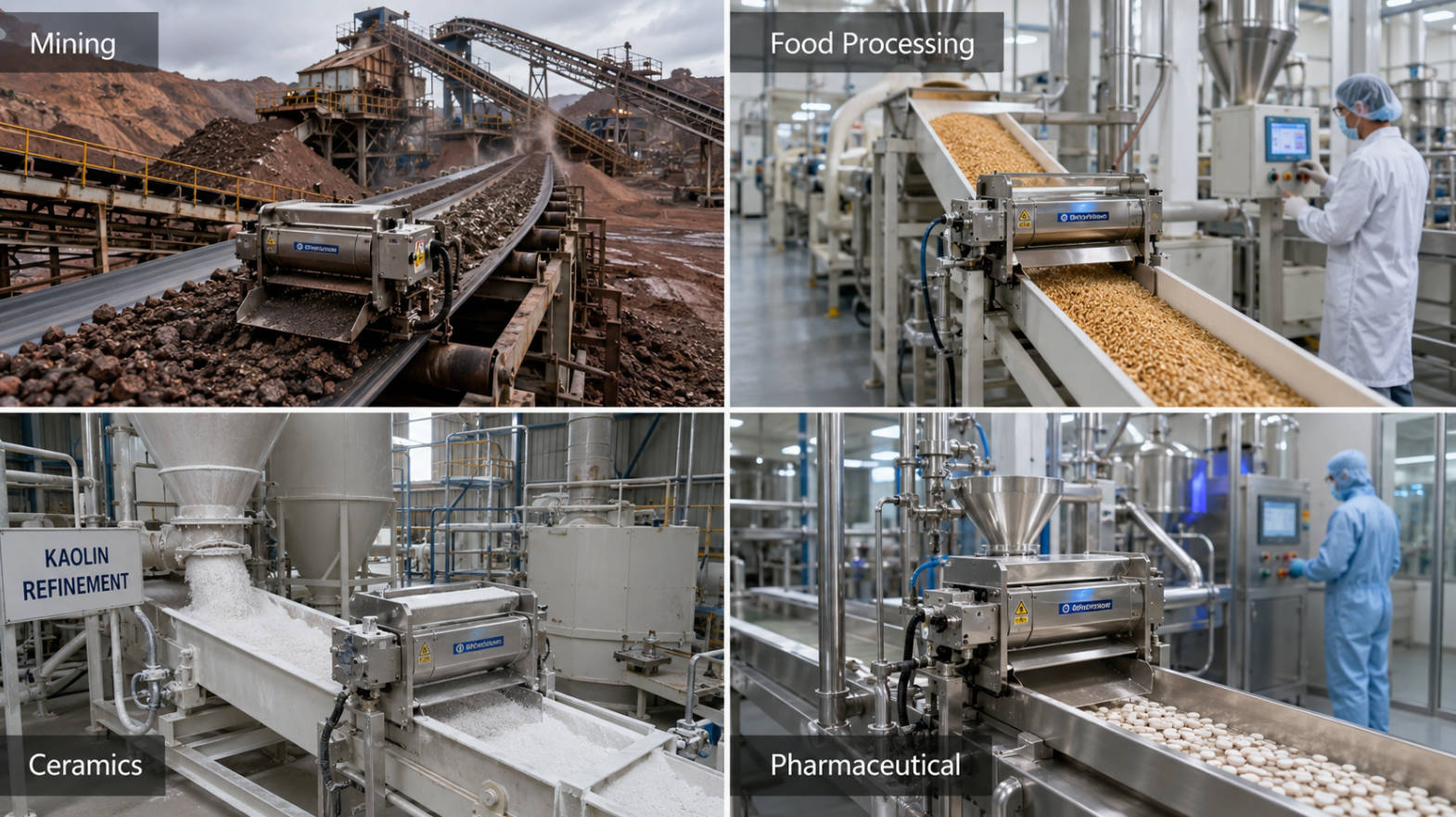 Magnetic Roller Separator Applications Across Mining Food Ceramics And Pharmaceutical Industries