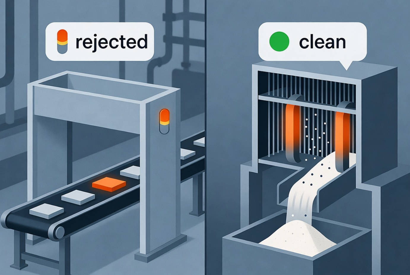 Metal Detector Versus Magnetic Separator