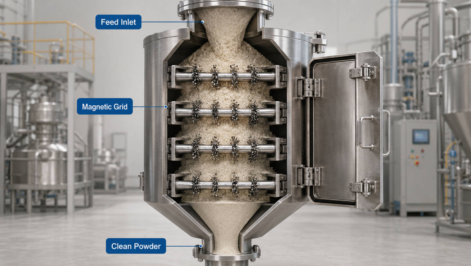 Powder Magnetic Separator Cutaway1