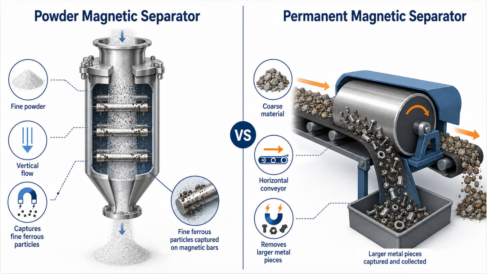 Powder And Permanent Separator Comparison