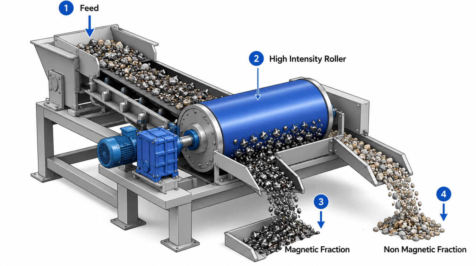 Magnetic Roller Separator Technical Anatomy