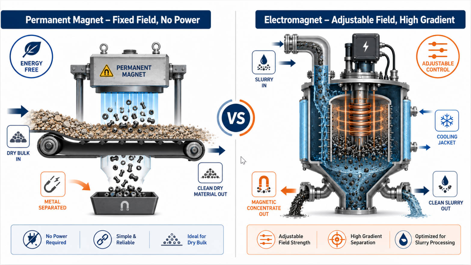 Permanent And Electromagnetic Separator Overview