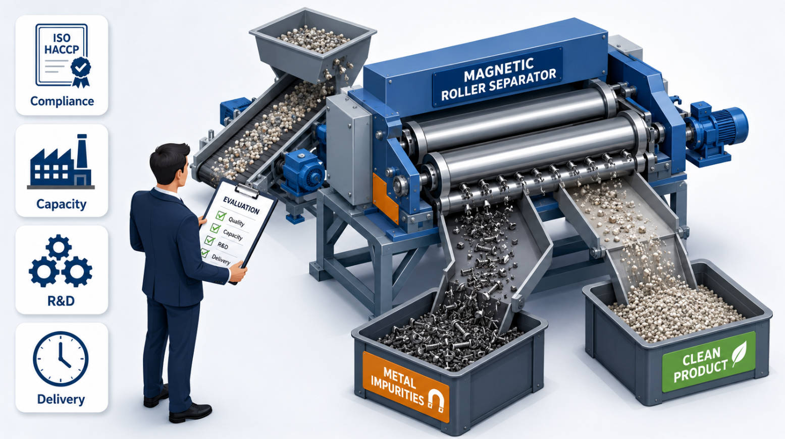 Magnetic Roller Separator Supplier Evaluation Checklist