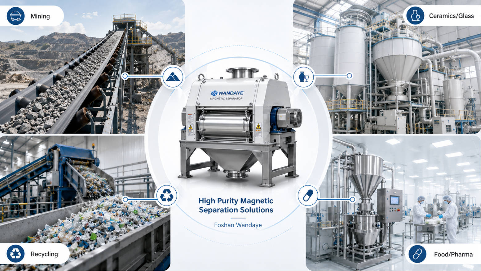 Foshan Wandaye Magnetic Separation Applications