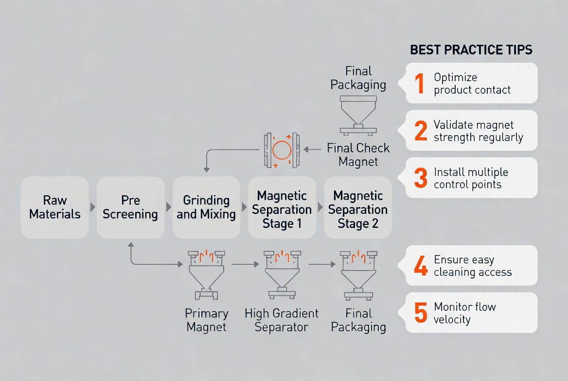 Best Practice Layout For Powder Magnetic Separation