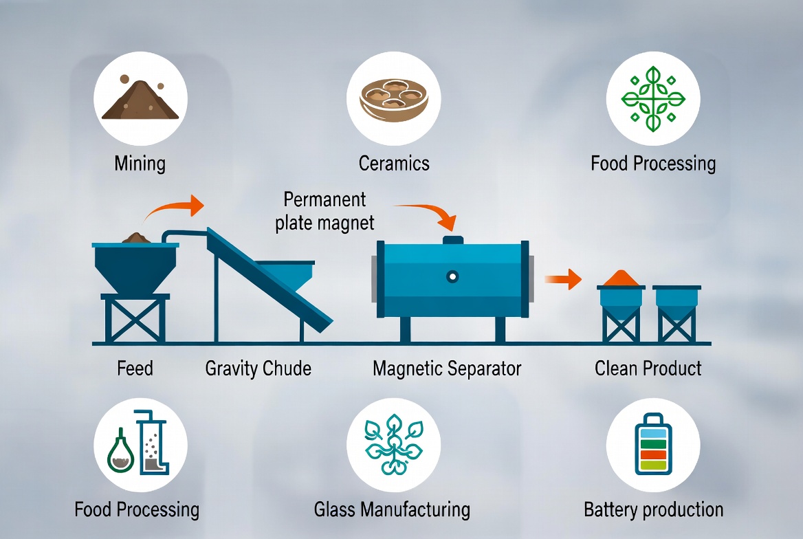 Magnetic Separation Powder Process Overview