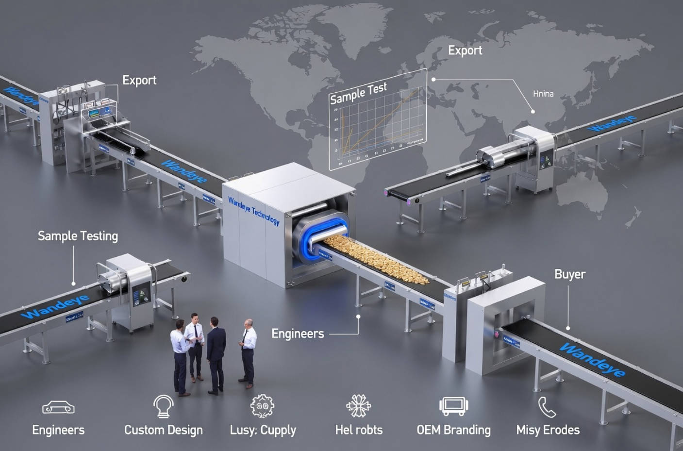 Wandaye Technology Flexible OEM Partner For Kazakhstan