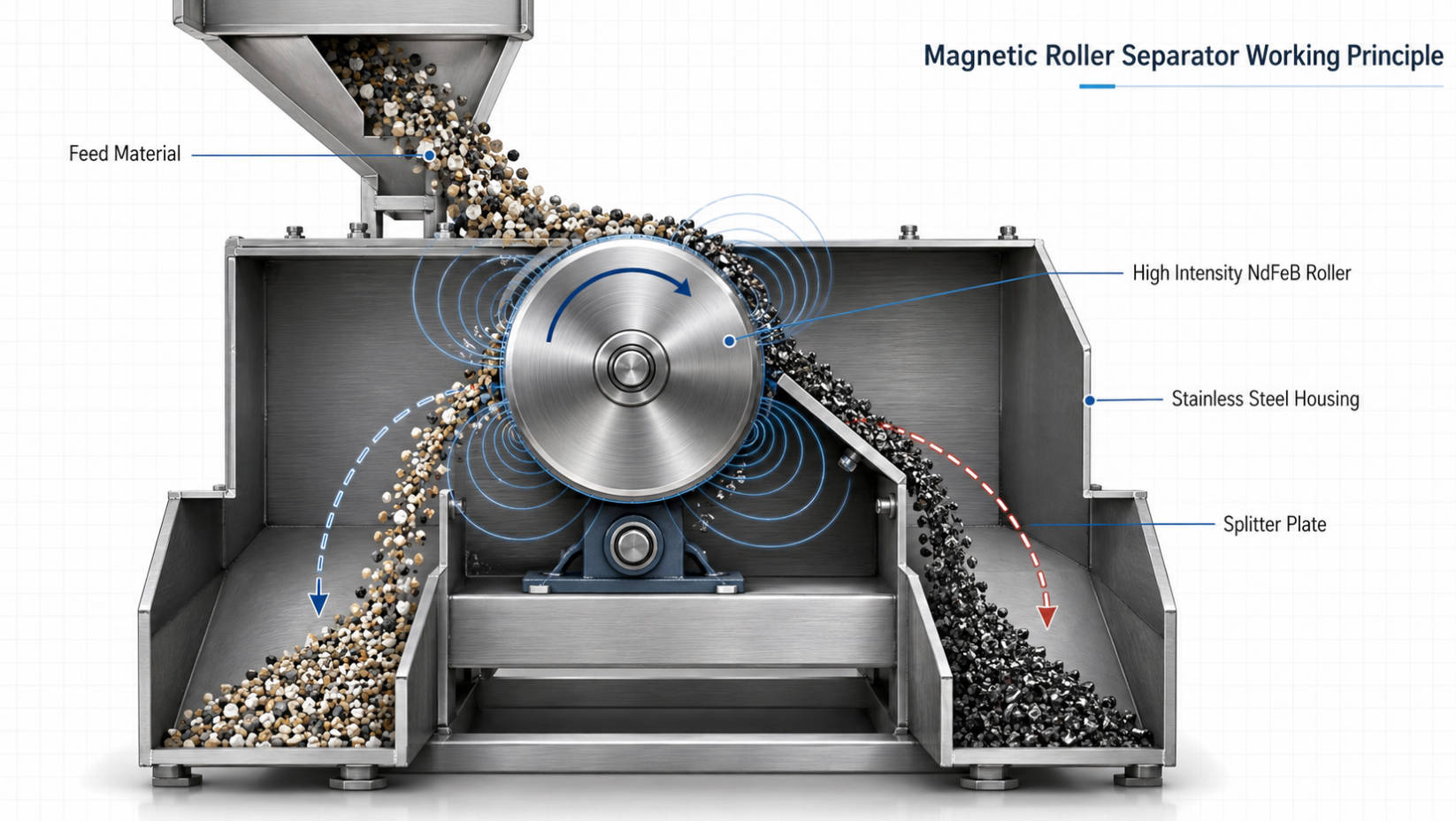 Magnetic Roller Separator Technical Anatomy
