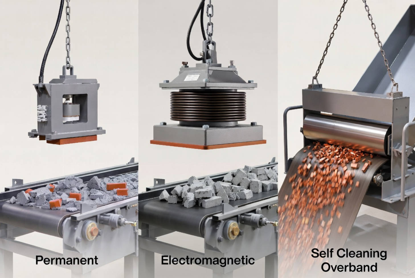Permanent And Electromagnetic Overband Magnets