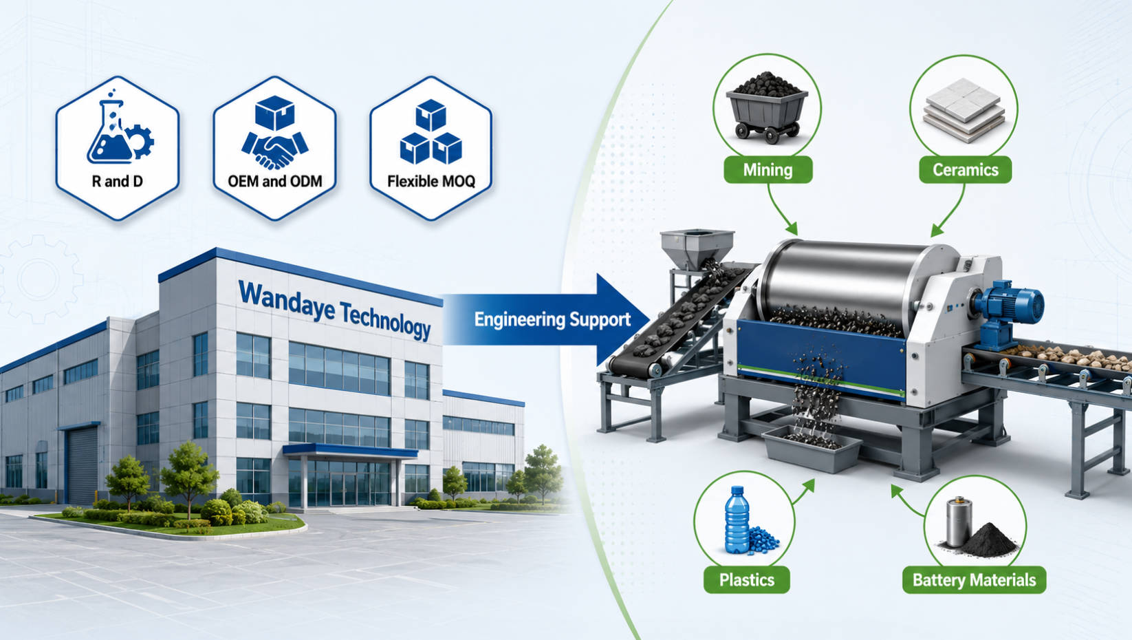 Wandaye OEM Friendly Magnetic Separator Partner