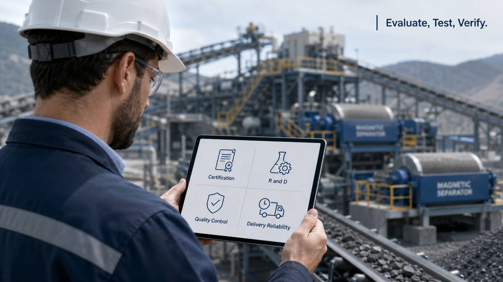 Iron Separator Supplier Evaluation Matrix