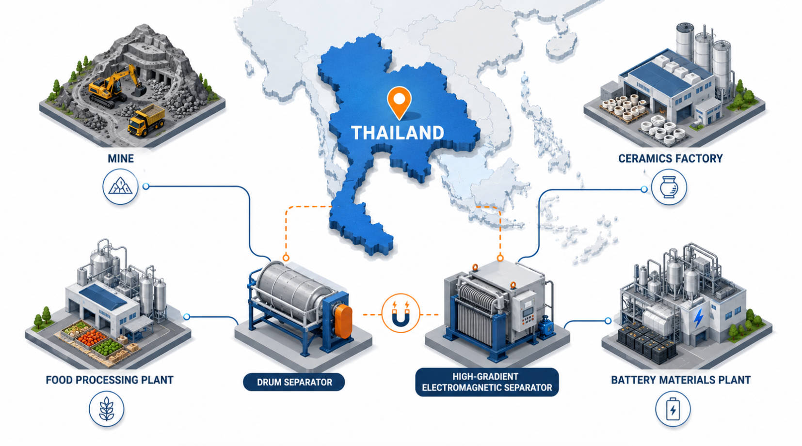 Top Thailand Iron Separator Supply Chain