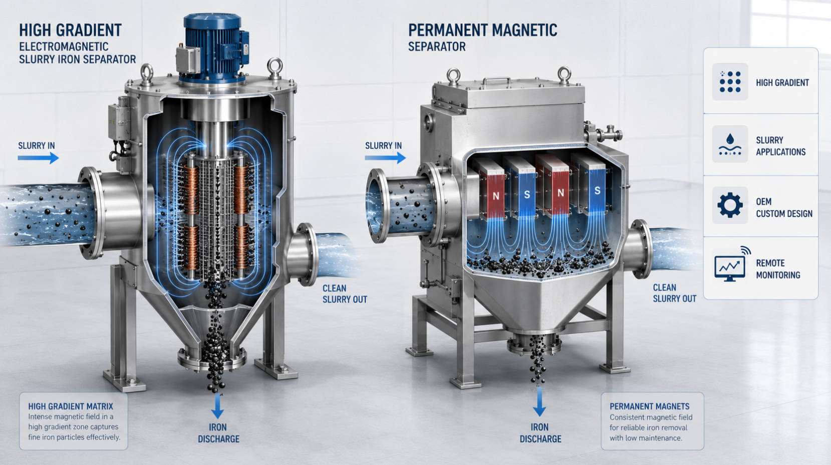 Iron Separator Performance And Customization