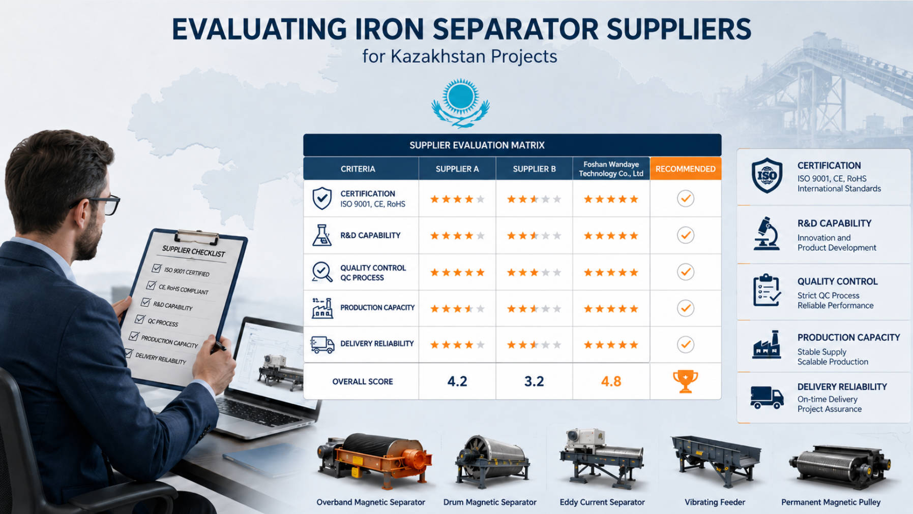 Iron Separator Supplier Evaluation Matrix1